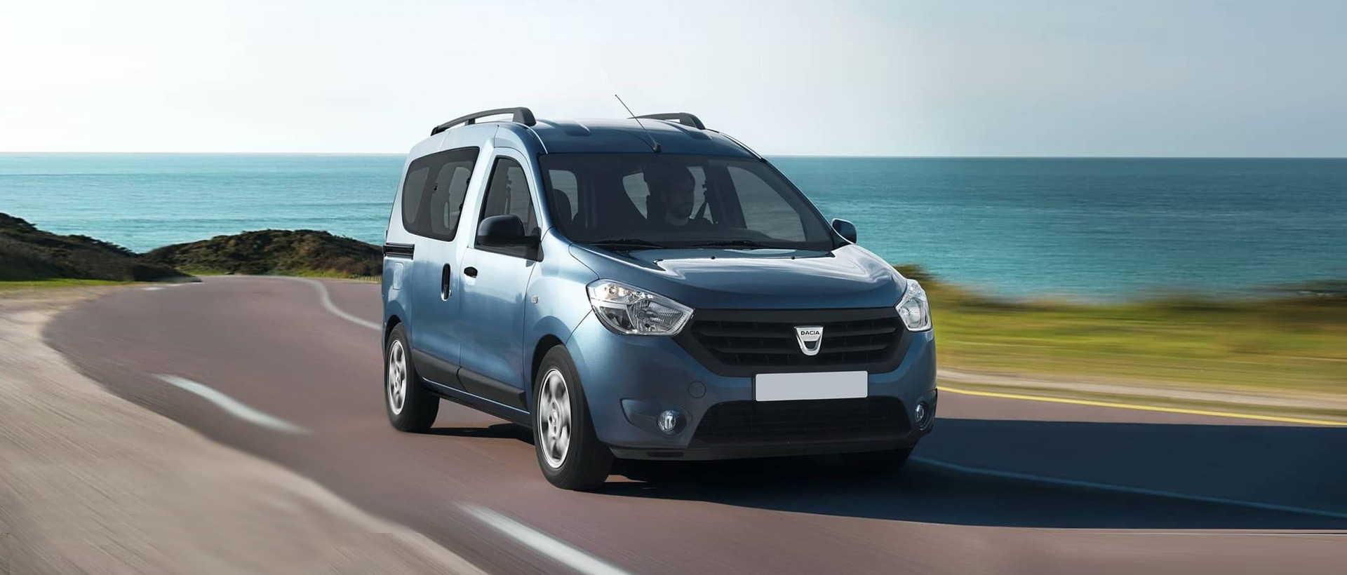 Modrá Dacia Dokker